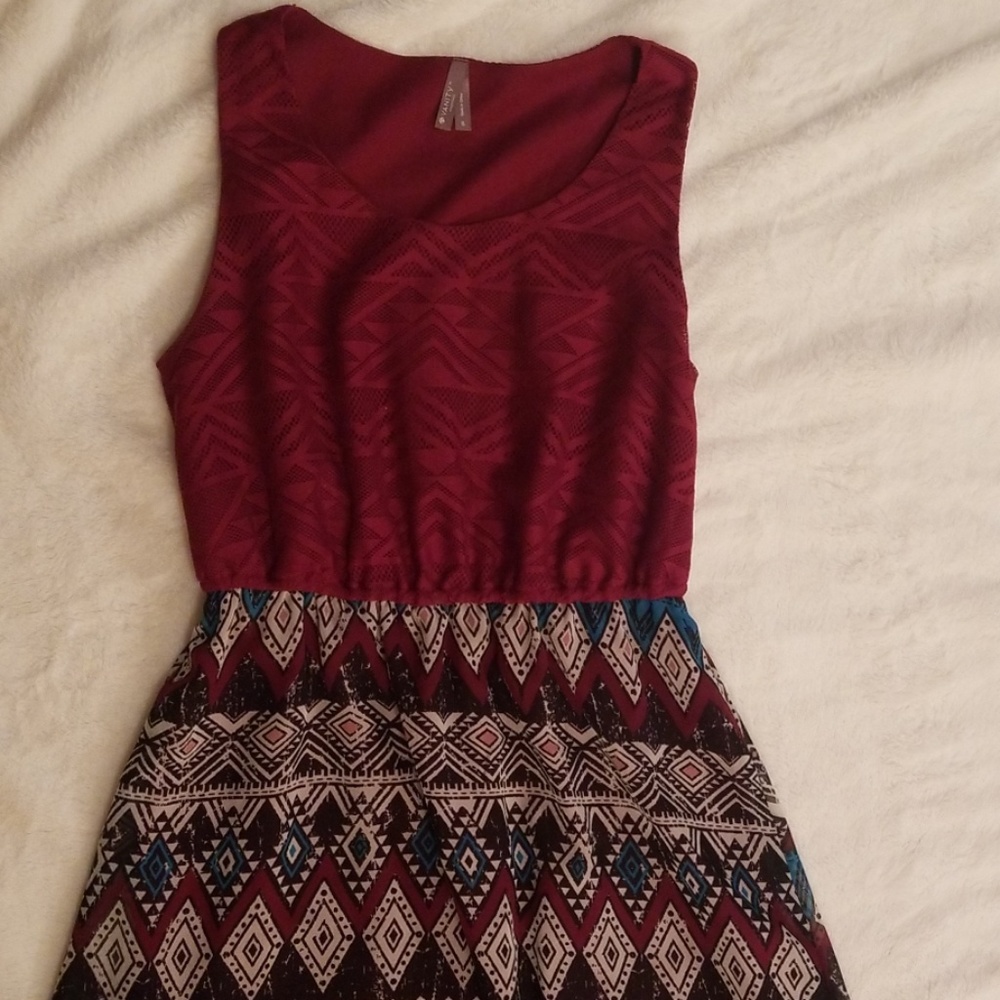 Marroon Dress